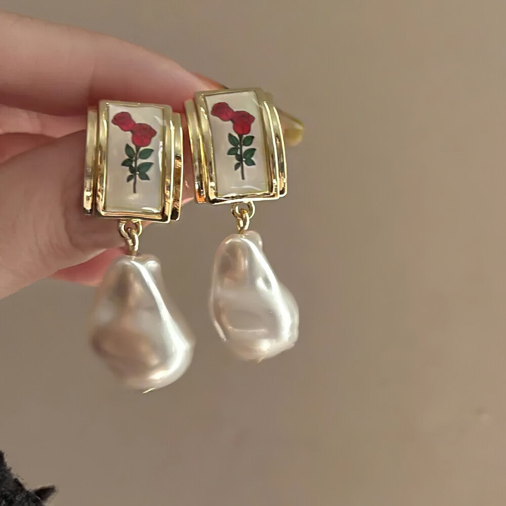 Rose Blossom Earrings