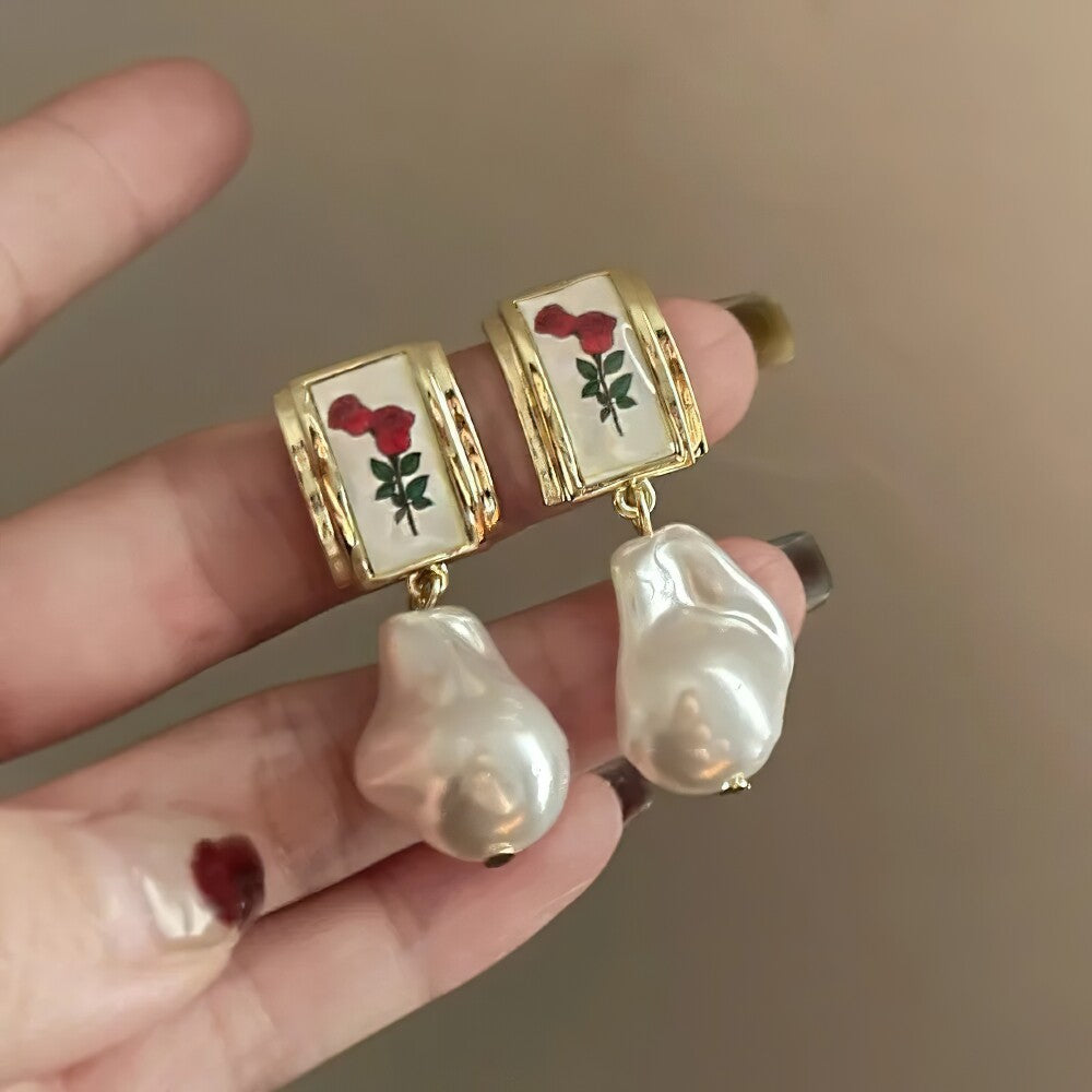 Rose Blossom Earrings