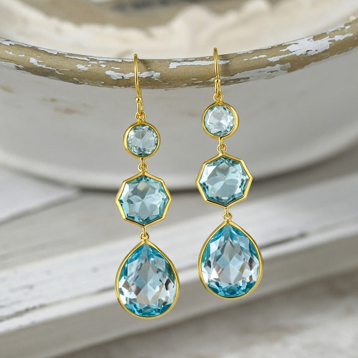 AquaGleam Earrings