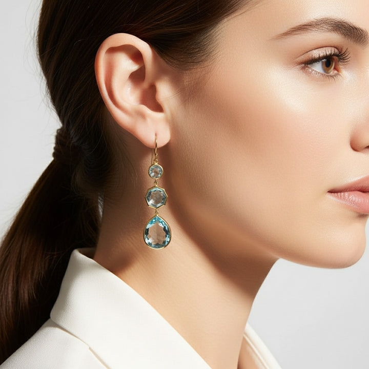 AquaGleam Earrings