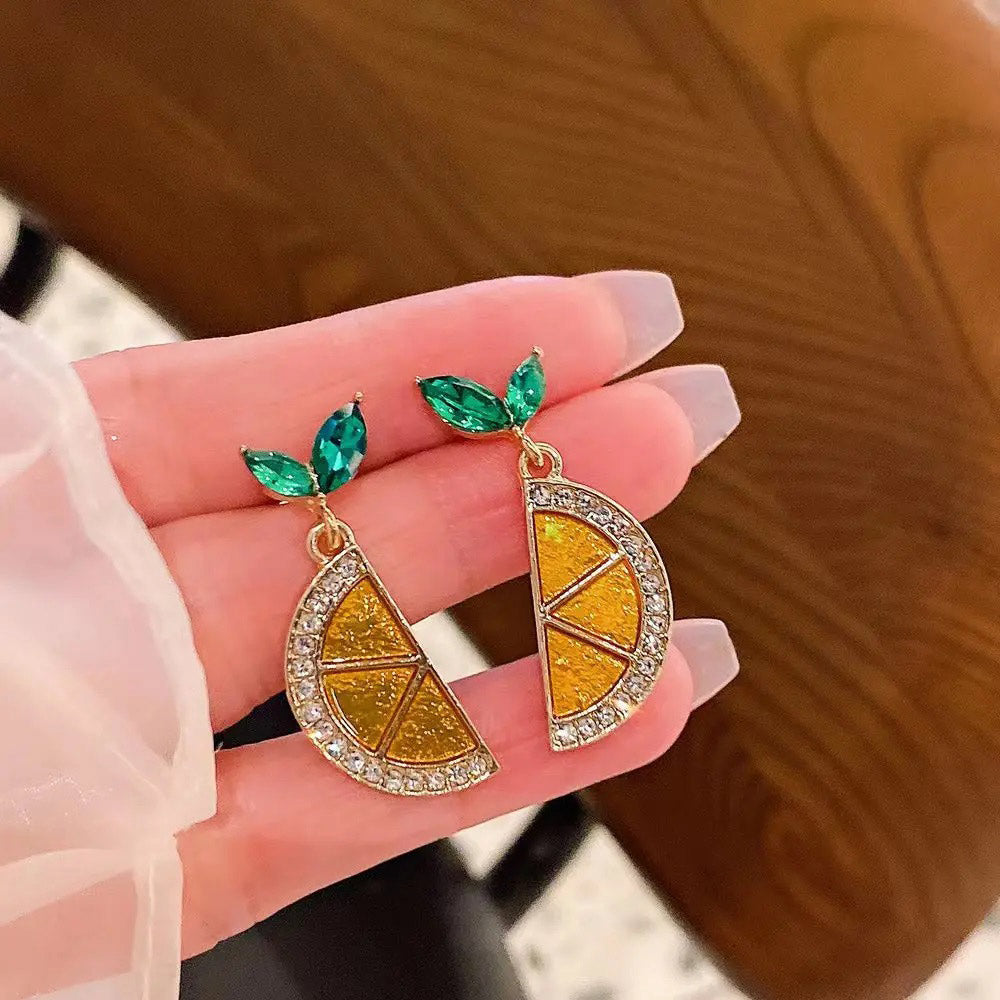 Citrus Slice Earrings