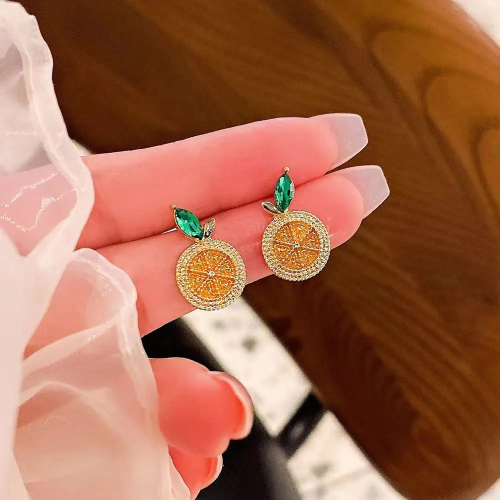 Citrus Slice Earrings