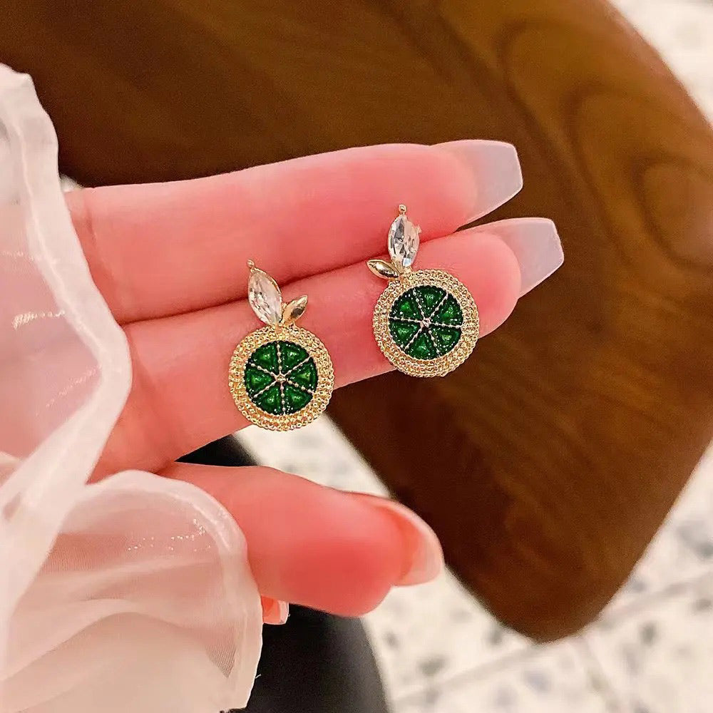 Citrus Slice Earrings