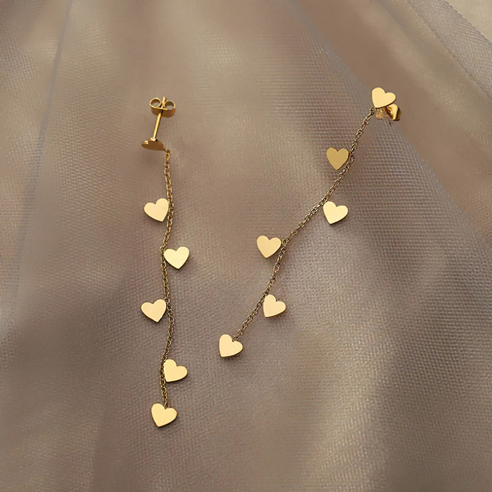 Cleo Heart Drop Earrings