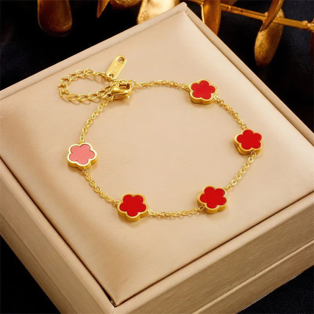 Clover Charm Bracelet