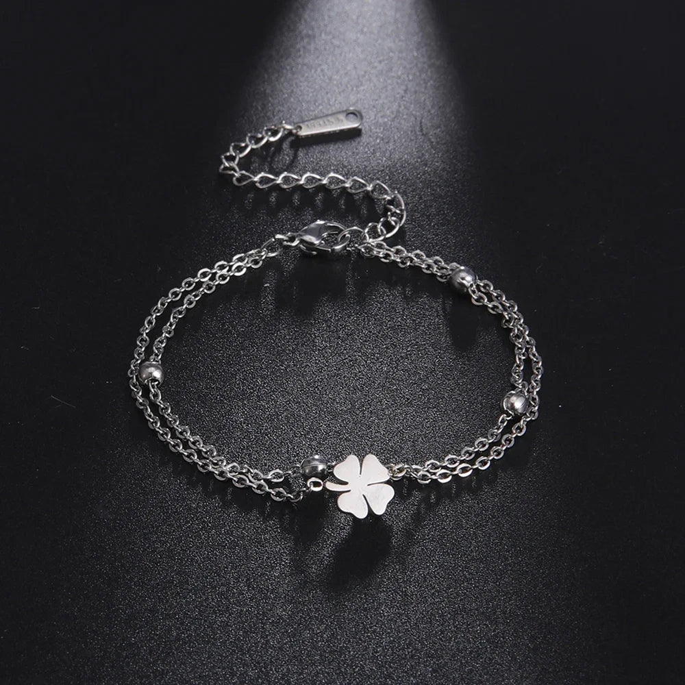 CloverTwine Anklet