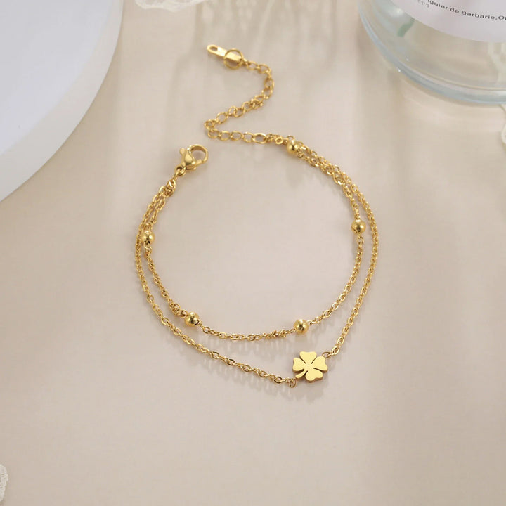 CloverTwine Anklet
