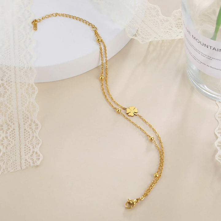 CloverTwine Anklet