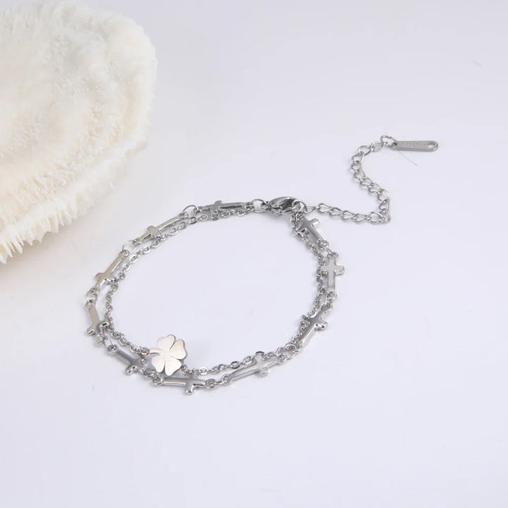 CloverTwine Anklet