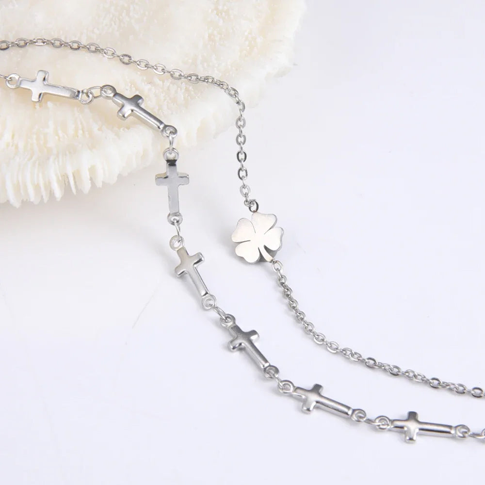CloverTwine Anklet