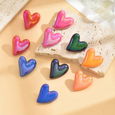 Colorful Heart Gems