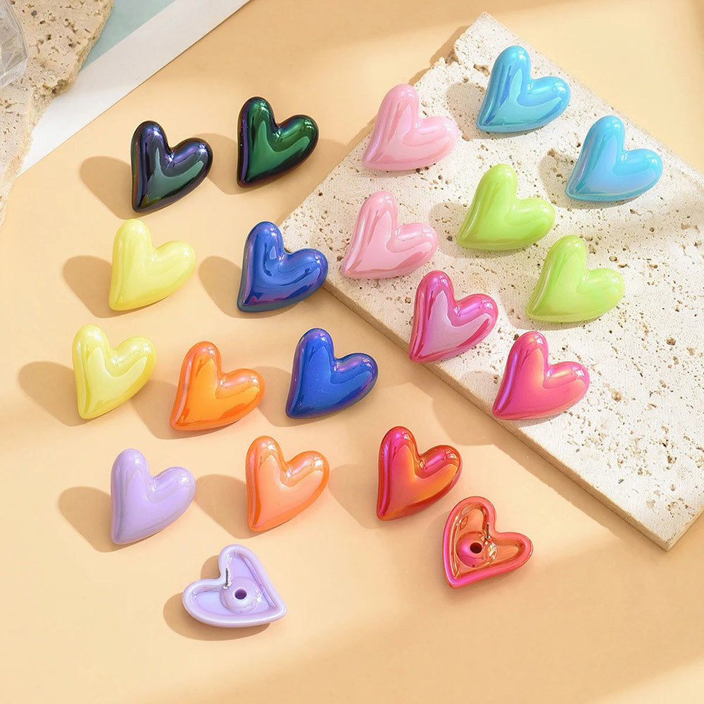 Colorful Heart Gems