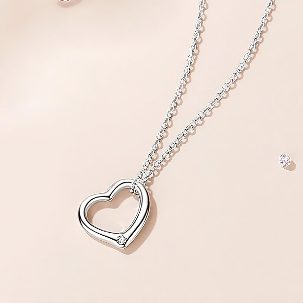 Cupid's Whisper Necklace - 925 Sterling Silver