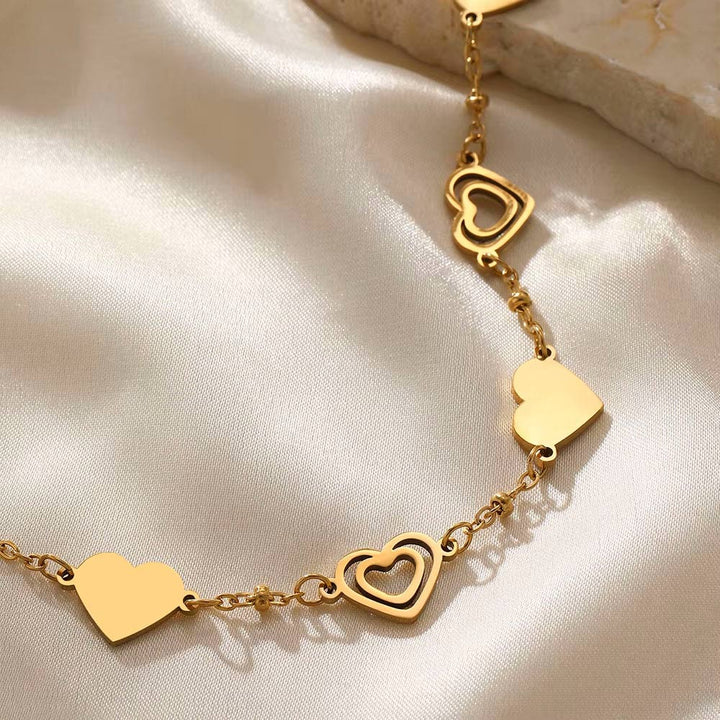 Double Heart Delight Bracelet