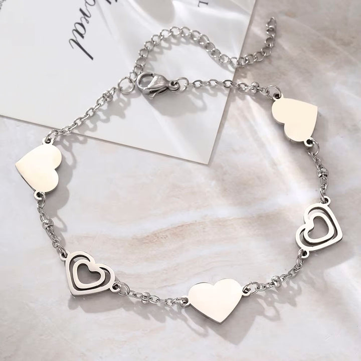 Double Heart Delight Bracelet