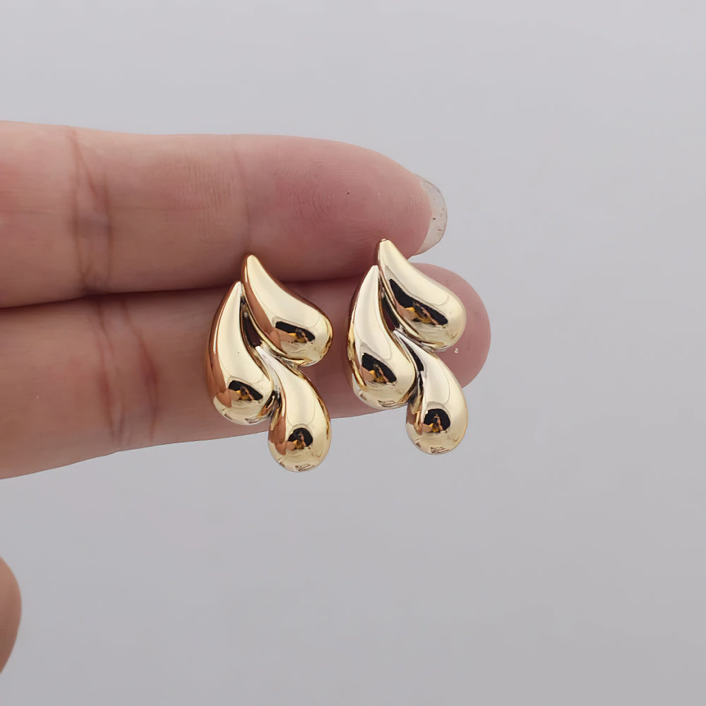 Lila Teardrop Earrings