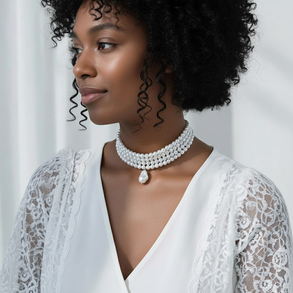 Marcelline Pearl Choker