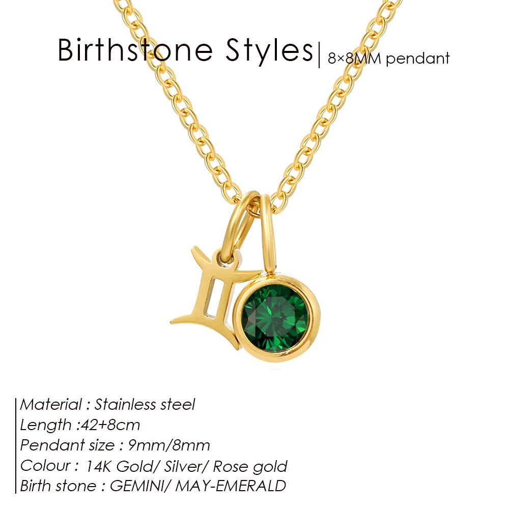 Stellar Birthstone Necklace