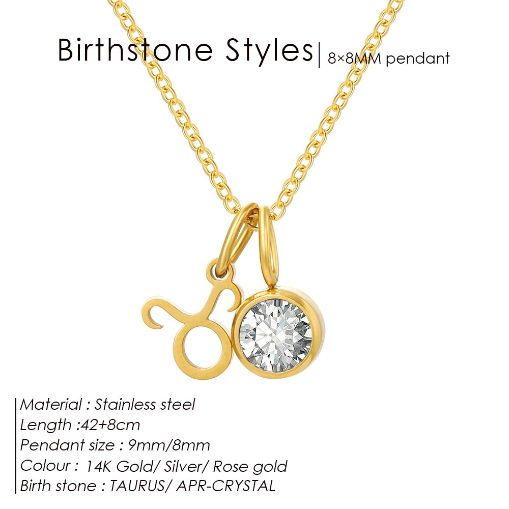 Stellar Birthstone Necklace