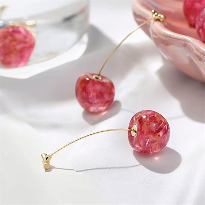 Whimsical Cherry Earrings