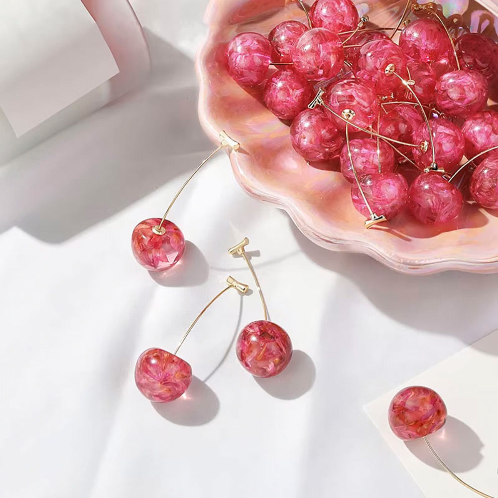 Whimsical Cherry Earrings