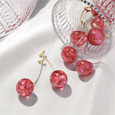 Whimsical Cherry Earrings