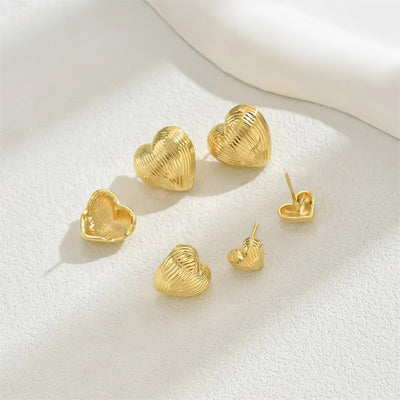 Yara Heart Stud Trio