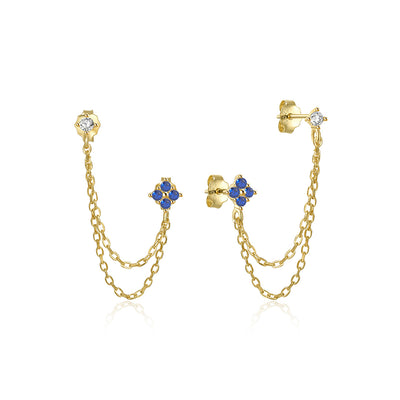 Belle Chain Tassel Earrings