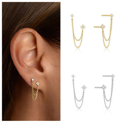 Belle Chain Tassel Earrings