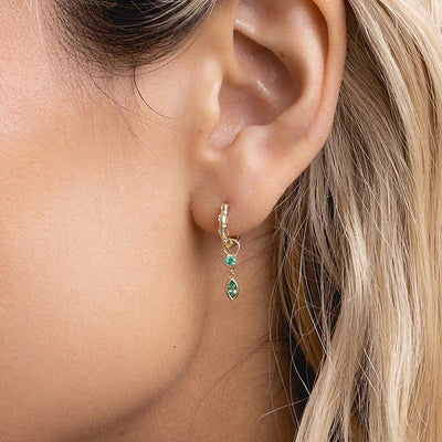 Elsa Drop Earrings - 925 Sterling Silver