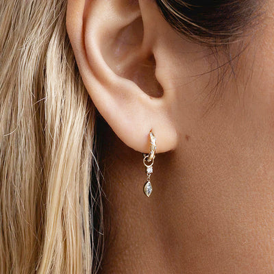 Elsa Drop Earrings - 925 Sterling Silver