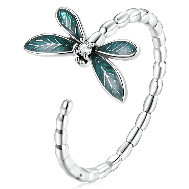 Dragonfly Ring - 925 Sterling Silver