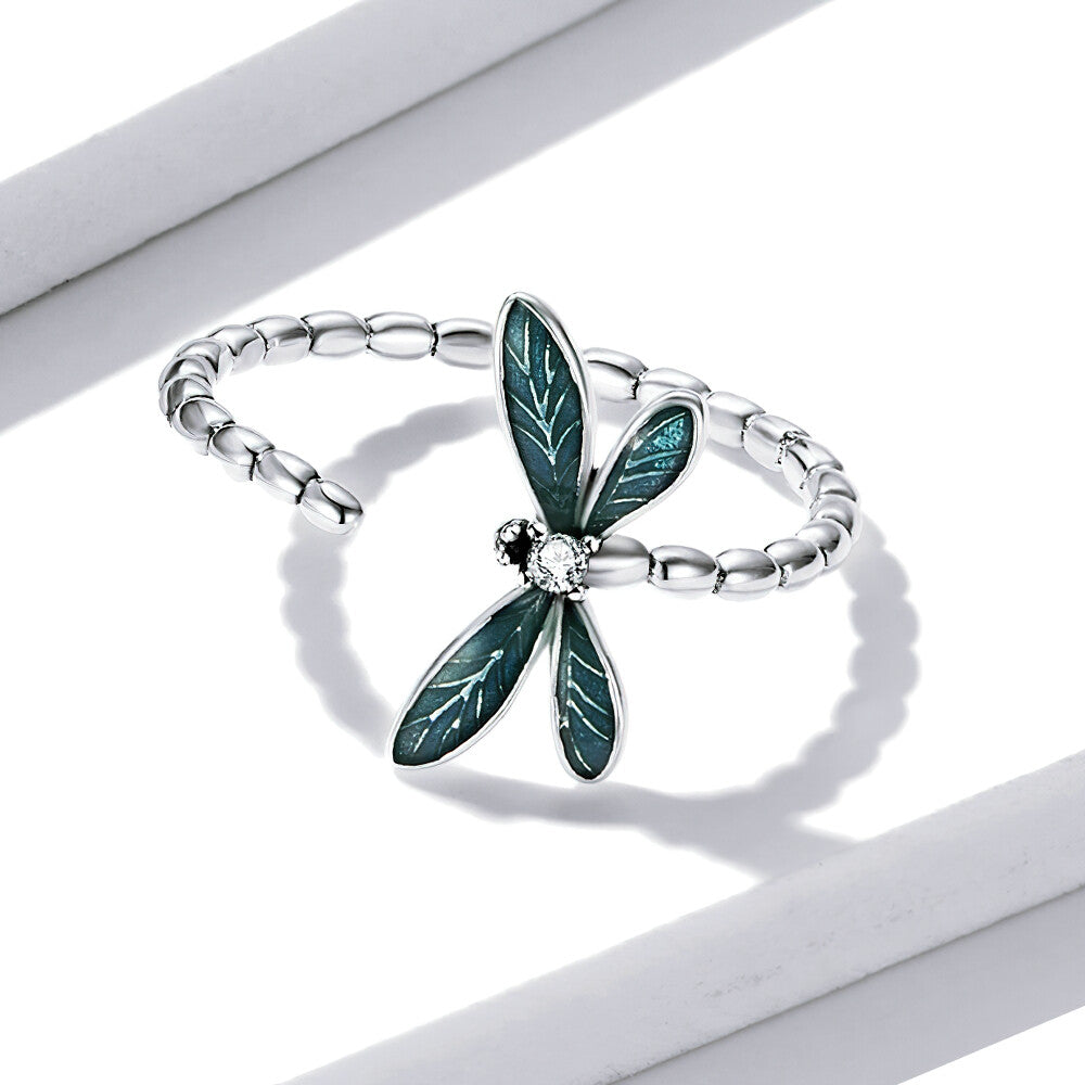 Dragonfly Ring - 925 Sterling Silver