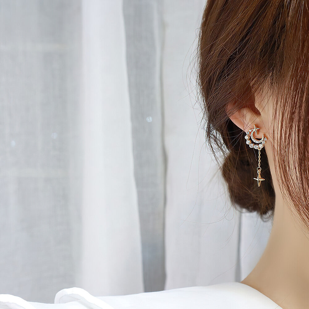 Luna Moon & Star Earrings
