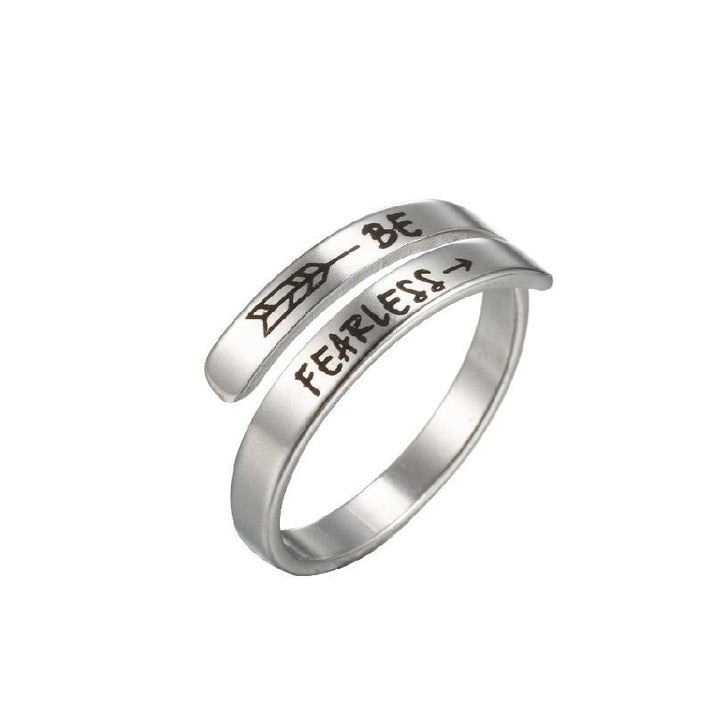 Spiral Quote Ring