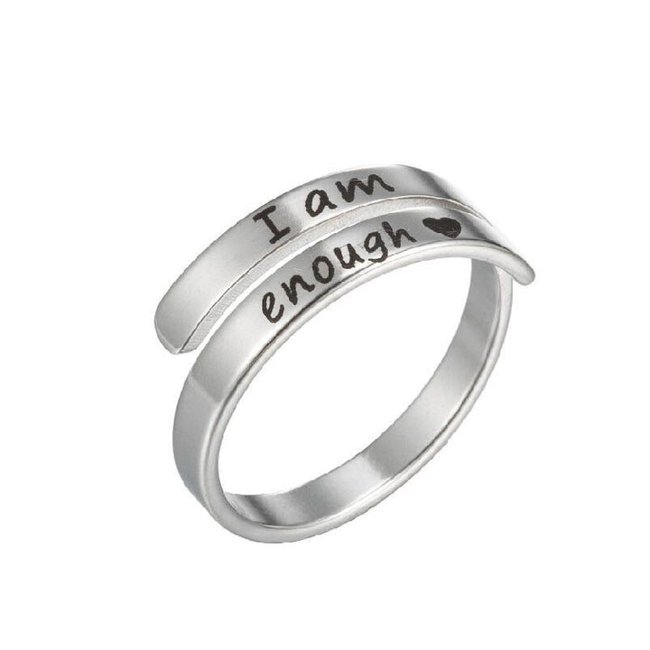 Spiral Quote Ring