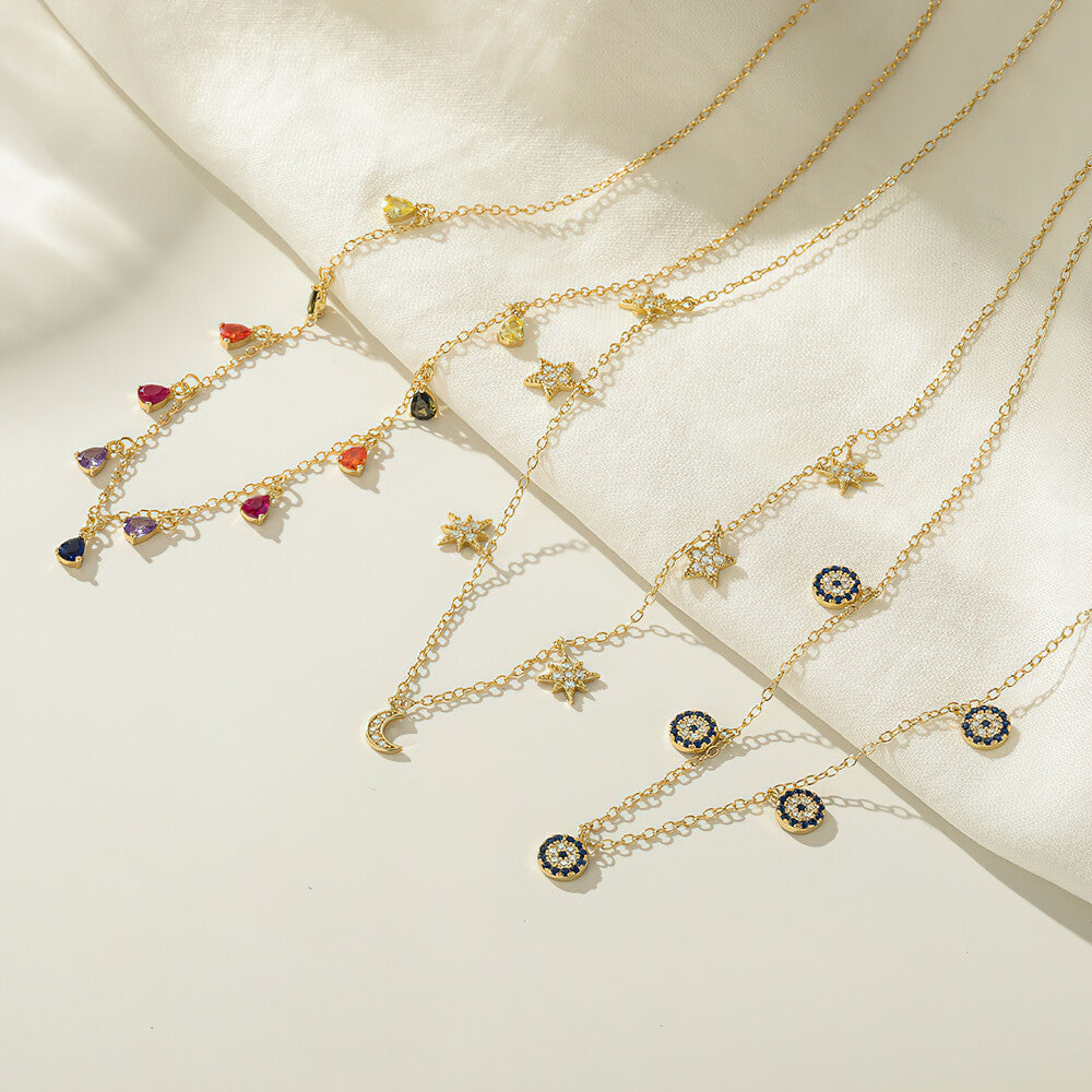 Venus Charm Necklaces - 925 Sterling Silver